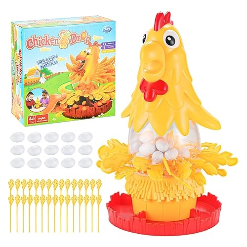 Qsvbeeqj Legen Huhn Spielzeug Brettspiel Gag Spielzeug Gehirn Entwicklung Frühen Lernen Puzzle Bord Eltern Kinder Party Supplies von Qsvbeeqj