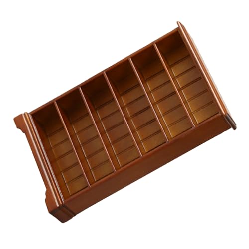 Miniatur Holz Bücherregal Modell kleines Bücherregal Ornament für 1:12 Maßstab Puppenhäuser Möbel Dekoration Buchliebhaber Geschenk Holz Miniatur Bücherregal Miniatur Holz Bücherregal Modell kleines Bücherregal Ornament für 1:12 Maßstab Puppenhäuser Möbel Dekoration Buchliebhaber Geschenk Holz Miniatur Bücherregal von Qsvbeeqj