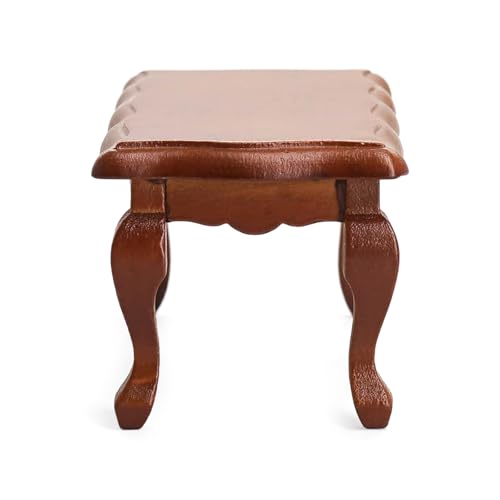 Miniatur-Holztisch im Maßstab 1:12, Kaffee, Vintage-Puppenhäuser, Minis, Wohnzimmermöbel, Puppenhäuser, Dekorationen, Zubehör, Holztisch, Kaffee Miniatur-Holztisch im Maßstab 1:12, Kaffee, Vintage-Puppenhäuser, Minis, Wohnzimmermöbel, Puppenhäuser, Dekorationen, Zubehör, Holztisch, Kaffee von Qsvbeeqj