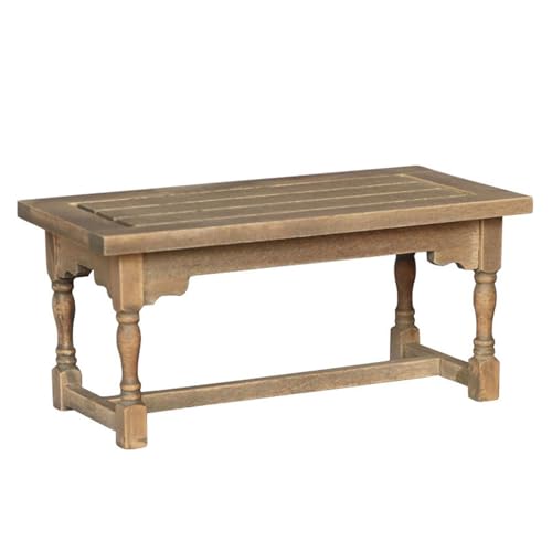 Miniatur-Puppenhäuser Esstisch und Stühle für 1:12 Maßstab Display Szene Dekoration Kinder Rollenspiel Zubehör Holztisch Miniatur-Puppenhäuser Esstisch und Stühle für 1:12 Maßstab Display Szene Dekoration Kinder Rollenspiel Zubehör Holztisch von Qsvbeeqj