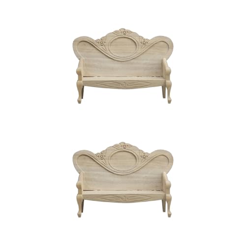 Miniatur-Sofa für Puppenhäuser, Dekoration, realistischer Holzstuhl für Modellprojekte, Szenendekorationen, Bastelbegeisterte, Miniatur Miniatur-Sofa für Puppenhäuser, Dekoration, realistischer Holzstuhl für Modellprojekte, Szenendekorationen, Bastelbegeisterte, Miniatur von Qsvbeeqj