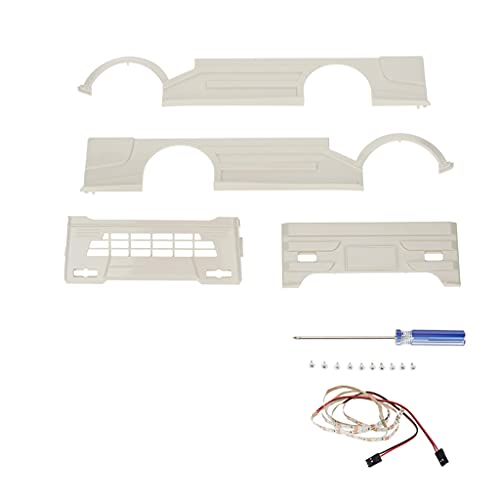 Qsvbeeqj 1/10 D12 LKW Surround Stoßstange Lippe Seite Rock Spoiler Ersatzteil Von Drift Klettern Auto Elektrische Zubehör von Qsvbeeqj