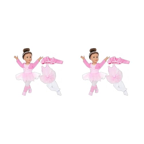 Qsvbeeqj 18 Zoll Ballett Tanz Übungskleidung Für Girl Elastic Dehne Stoff Easy Wear Tanzkostüm Prinzessin Tutu Outfit Puppenzubehör Qsvbeeqj 18 Zoll Ballett Tanz Übungskleidung Für Girl Elastic Dehne Stoff Easy Wear Tanzkostüm Prinzessin Tutu Outfit Puppenzubehör von Qsvbeeqj