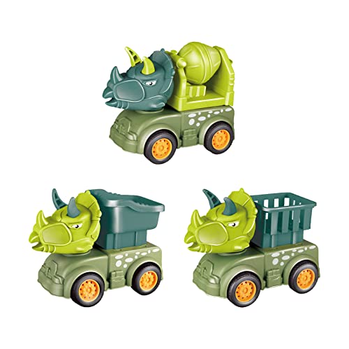 Qsvbeeqj 5'' Dinosaurier Spielzeug Reibungsauto Zurückziehbares Transportauto Dino Spielzeug Für Babys Jungen Und Mädchen Süßes Wickelspielzeug Geschenk von Qsvbeeqj