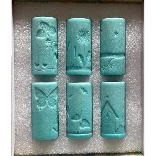 Qsvbeeqj 6pcs Steinzylinder Ton Walzen Für Kinder Interaktion Spiel Natur Themenmuster Handwerksspiele Teigprojekt Making Supply Bildung Spielzeug Qsvbeeqj 6pcs Steinzylinder Ton Walzen Für Kinder Interaktion Spiel Natur Themenmuster Handwerksspiele Teigprojekt Making Supply Bildung Spielzeug von Qsvbeeqj