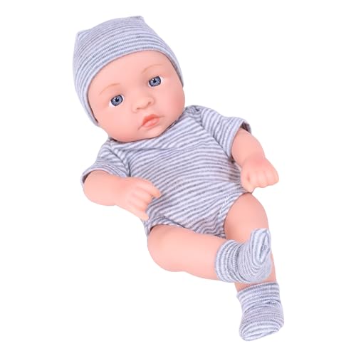 Qsvbeeqj 7 87 Zoll Bereits Fertige Reborns Kleinkind Mädchen Babypuppe Mit Pullover Und Mütze Kleine Mädchenpuppe In Babygröße Mit Blonden Haaren von Qsvbeeqj