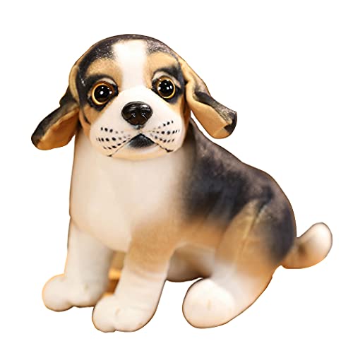 Qsvbeeqj 7'' Realistische Hunde Kuscheltiere Zimmer Desktop Dekoration Weiches Interaktives Spielzeug Für Baby Emotionen Glattes Kinderzimmer Zubehör von Qsvbeeqj