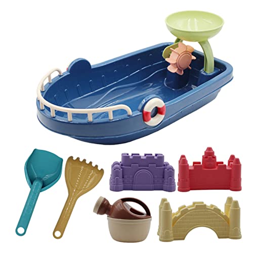 Qsvbeeqj 7 Stücke Strand Spiel Spielzeug Outdoor Sand Für Spielen Burg Form Spielzeug Boot Bunte Kunststoff Form Kostenloser Bad Wasser Spielzeug Kinder Sand Spiel von Qsvbeeqj