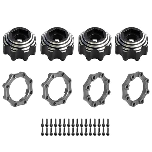 Qsvbeeqj 8x32 Bis 17mm Erweiterte Rad Hexagon Adapter Metall Kontermutter Hexagon Adapter Set Teil Für Fernbedienung Auto ACCS von Qsvbeeqj