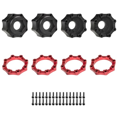 Qsvbeeqj 8x32 Bis 17mm Erweiterte Rad Hexagon Adapter Metall Kontermutter Hexagon Adapter Set Teil Für Fernbedienung Auto ACCS von Qsvbeeqj