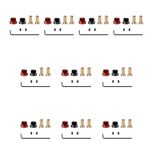 Qsvbeeqj Aluminiumlegierung Fernbedienungssteuerauto Batterie Kühlkörper Bananen Stecker Stecker 4/5 Mm Aluminiumanschlüsse Wärmestopfen Qsvbeeqj Aluminiumlegierung Fernbedienungssteuerauto Batterie Kühlkörper Bananen Stecker Stecker 4/5 Mm Aluminiumanschlüsse Wärmestopfen von Qsvbeeqj