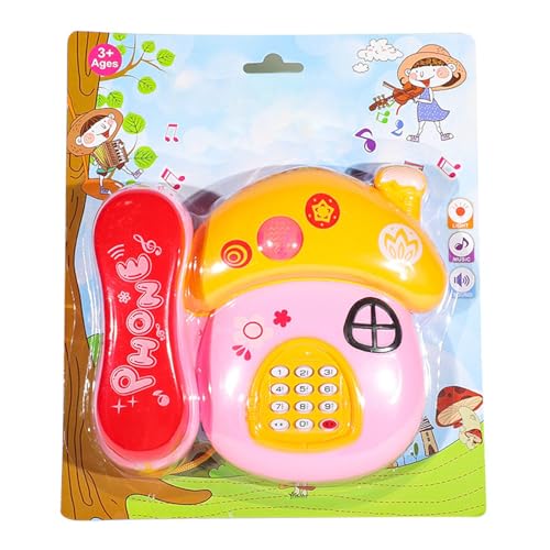 Qsvbeeqj Baby Spielzeug Telefon Kinder Pretend Telefon Kind Interaktives Spielzeug Geschenk Spiel Geschenk Junge Mädchen Frühe Pädagogische Spielzeug von Qsvbeeqj