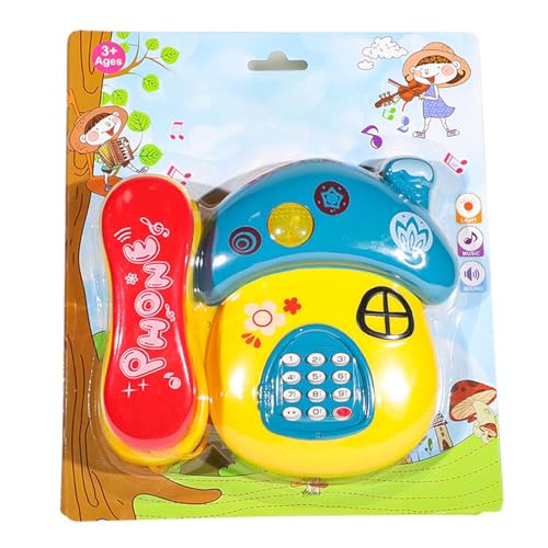 Qsvbeeqj Baby Spielzeug Telefon Kinder Pretend Telefon Kind Interaktives Spielzeug Geschenk Spiel Geschenk Junge Mädchen Frühe Pädagogische Spielzeug von Qsvbeeqj