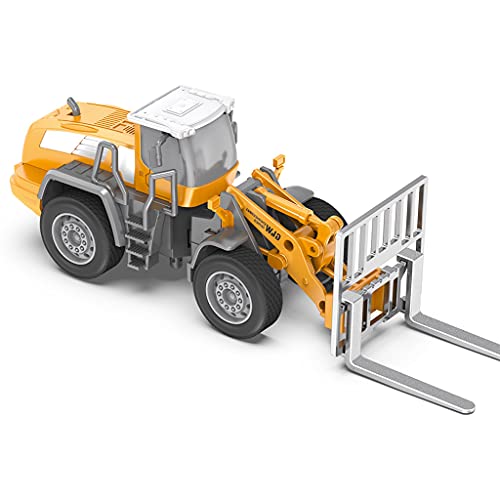 Qsvbeeqj Baufahrzeuge Outdoor Spielzeug Set Bulldozer 1:55 Gabelstapler Straßenwalze Strand Sandspielzeug Sicherheit Kunststoff Tolles Geschenk Für Kinder von Qsvbeeqj