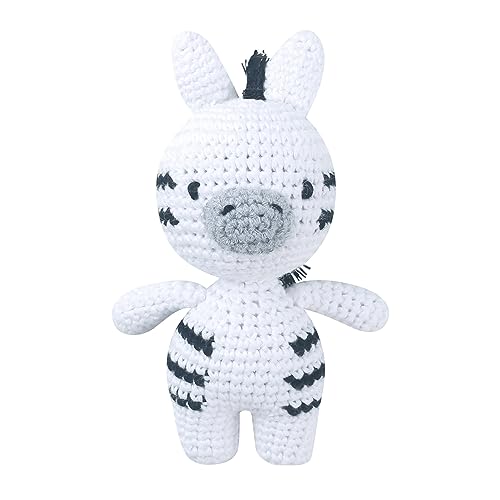 Qsvbeeqj Cartoon Stofftierpuppe Handgefertigt Gestrickt Mehrere Arten Weiche Tierform Stoffpuppe Kinder Beschwichtigen Schlafgeschenk von Qsvbeeqj