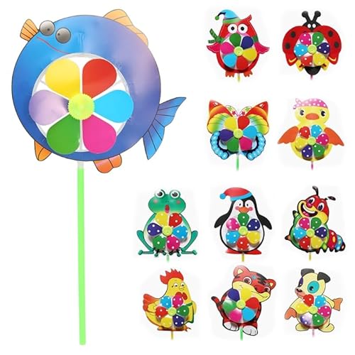 Qsvbeeqj Cartoon Windmühle Spinner Windrad Home Garten Hof Kinder Spielzeug von Qsvbeeqj