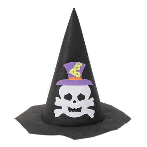 Qsvbeeqj Coole Hexenhut mit Kürbis für Frauen Männer Jugendliche für Halloween Party Schädel Bogen Retro Zauberer Cosplay Hexe Hut Erwachsene Qsvbeeqj Coole Hexenhut mit Kürbis für Frauen Männer Jugendliche für Halloween Party Schädel Bogen Retro Zauberer Cosplay Hexe Hut Erwachsene von Qsvbeeqj