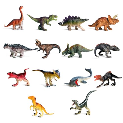 Qsvbeeqj Dinosaurier Statisches Modell Actionfigur Bonsai Dekor Spielhaus Layout Hobby Sammlung Figur Kinder Korbfüllungen von Qsvbeeqj