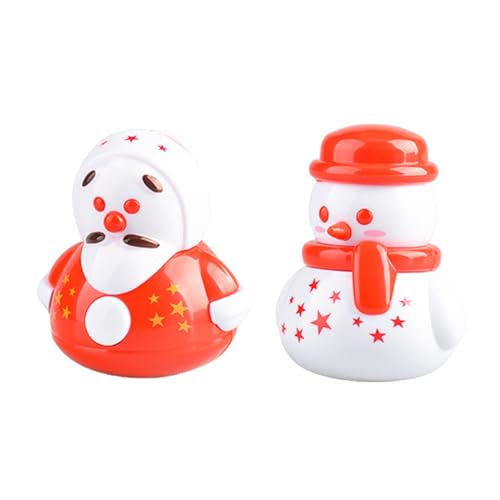 Qsvbeeqj Entzückende Weihnachts Schneemann Wackelpuppe Kleinkindspielzeug Sensorisches Spielzeug Babygeschenke Niedliches Weihnachtsmann Puppenspielzeug Neujahrsgeschenk von Qsvbeeqj