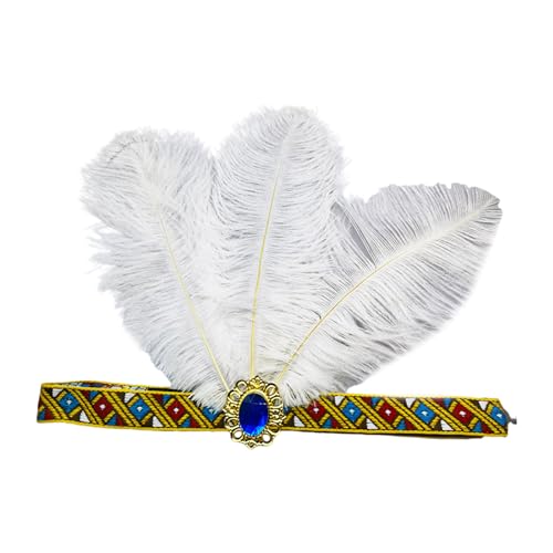 Qsvbeeqj Feder-Stirnband für Tanzbühne, Karnevalskostüm, auffällig, mit Nieten, Kristallkostüm, Damen, Party, Stirnband Qsvbeeqj Feder-Stirnband für Tanzbühne, Karnevalskostüm, auffällig, mit Nieten, Kristallkostüm, Damen, Party, Stirnband von Qsvbeeqj