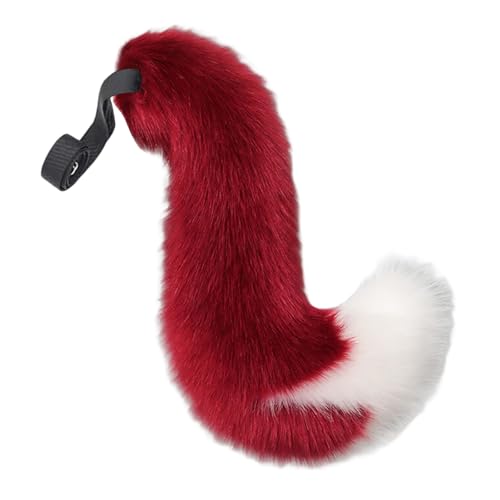 Qsvbeeqj Fuchs Wolf Ohren Stirnband & Kunstschwanz Tier Kostüm Zubehör für Halloween Cosplay Partys Fuchs Kostüm Qsvbeeqj Fuchs Wolf Ohren Stirnband & Kunstschwanz Tier Kostüm Zubehör für Halloween Cosplay Partys Fuchs Kostüm von Qsvbeeqj