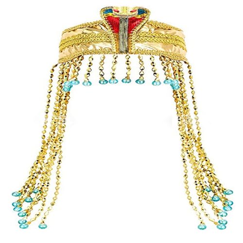 Qsvbeeqj Goldene ägyptische Schlange Haarreifen Schlangen Cosplay Stirnband Vintage Party Prop Kopfbedeckung Gothic Haarreifen Halloween Kopfbedeckung für Frauen Qsvbeeqj Goldene ägyptische Schlange Haarreifen Schlangen Cosplay Stirnband Vintage Party Prop Kopfbedeckung Gothic Haarreifen Halloween Kopfbedeckung für Frauen von Qsvbeeqj