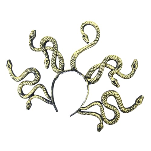 Qsvbeeqj Gorgon Schlange Haarring Halloween Kostüm Zubehör Stirnband Party Kopfschmuck Frauen Mädchen Cosplay Hüte Karneval Zubehör Schlange Haar Ring Qsvbeeqj Gorgon Schlange Haarring Halloween Kostüm Zubehör Stirnband Party Kopfschmuck Frauen Mädchen Cosplay Hüte Karneval Zubehör Schlange Haar Ring von Qsvbeeqj
