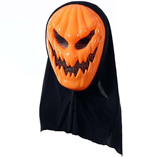 Qsvbeeqj Halloween-Kürbis-gruseliger Halloween-Festivalhelm für Männer, Frauen, Kinder, Weihnachten, Cospla, Kürbiskopf, niedlich mit Kapuze Qsvbeeqj Halloween-Kürbis-gruseliger Halloween-Festivalhelm für Männer, Frauen, Kinder, Weihnachten, Cospla, Kürbiskopf, niedlich mit Kapuze von Qsvbeeqj