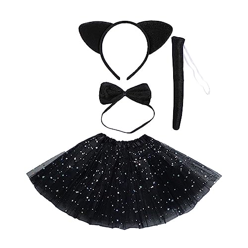 Qsvbeeqj Halloween Tier Ohren Stirnband und Schwanz Set Cosplay Party Kostüm Zubehör für Party Cosplay Stirnband Qsvbeeqj Halloween Tier Ohren Stirnband und Schwanz Set Cosplay Party Kostüm Zubehör für Party Cosplay Stirnband von Qsvbeeqj