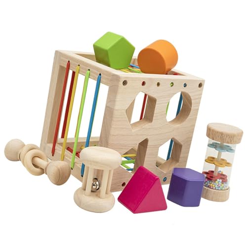 Qsvbeeqj Holzwürfelschachtel Für Kleinkind Ermutigende Form Und Farberkennung Durch Spiele Kognitive Fähigkeiten Frühkindliche Bildung Qsvbeeqj Holzwürfelschachtel Für Kleinkind Ermutigende Form Und Farberkennung Durch Spiele Kognitive Fähigkeiten Frühkindliche Bildung von Qsvbeeqj
