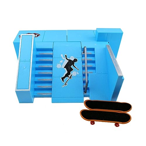 Qsvbeeqj Kinder Griffbrett Skate Rampe Teile Set Spielzeug Ultimative Training Board Spiele Freien Lindern Langeweile Liefert von Qsvbeeqj