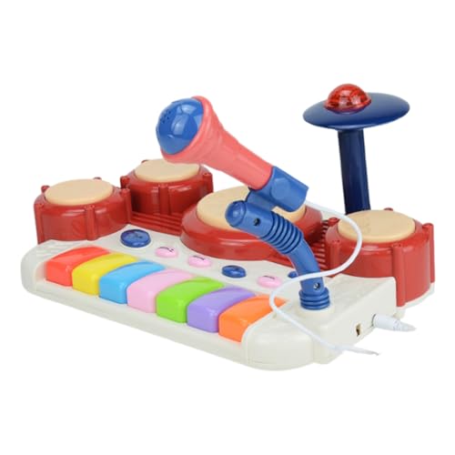 Qsvbeeqj Kinder Klavier Spielzeug Tastatur Trommel Musikinstrumente Für Kinder Kinder Baby Musical Spielzeug Übung Baby Arm Stretch von Qsvbeeqj