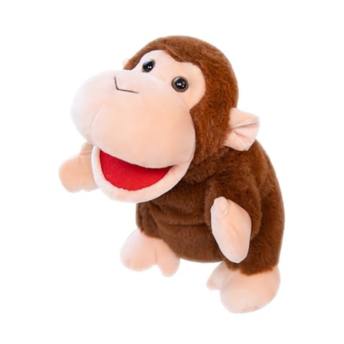 Qsvbeeqj Kinder Plüsch Handpuppe Tierpuppe Jungen Mädchen Rollenspiel Aktivität Gutenachtgeschichte Requisiten Dschungeltier von Qsvbeeqj