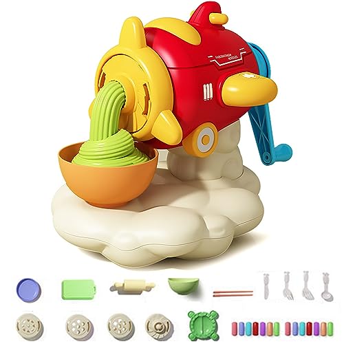 Qsvbeeqj Kinder Spielen Teig Cartoon Flugzeug Nudel Maschine Modellierung Ton Set Ton Spielzeug Plastilin Ton Kinder Goodie Bag Füllung von Qsvbeeqj