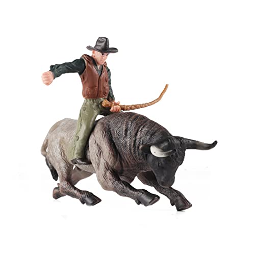 Qsvbeeqj Kinder Spielzeug Dekor Simulation Stierkampf Anzug Modell North African Bison Ritter Ornamente Action Figur Figur von Qsvbeeqj