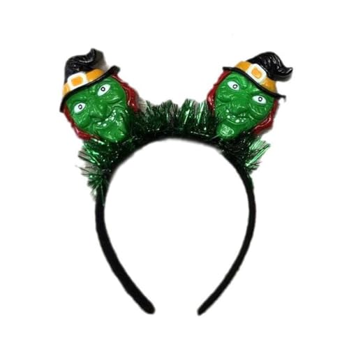 Qsvbeeqj Kopfschmuck mit verstellbarer Größe, Halloween-Thema, festliches Haarband, Party-Accessoire, bequemer Haarreifen von Qsvbeeqj