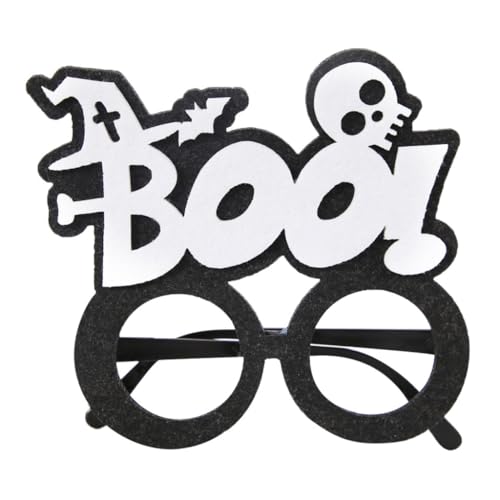 Qsvbeeqj Lustige Halloween-Brille, Kürbis-Brille, Cosplay-Requisiten, Party-Dekoration, Neuheit, Brillen, Halloween-Kostüm, Foto-Requisiten von Qsvbeeqj