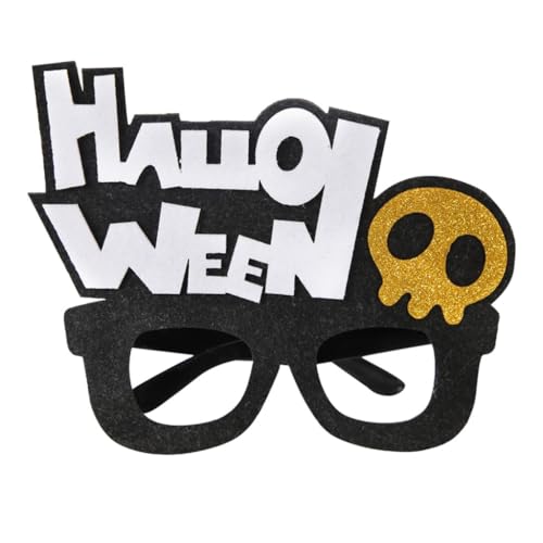 Qsvbeeqj Lustige Halloween-Brille, Kürbis-Brille, Cosplay-Requisiten, Party-Dekoration, Neuheit, Brillen, Halloween-Kostüm, Foto-Requisiten von Qsvbeeqj