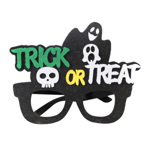 Qsvbeeqj Lustige Halloween-Brille, Kürbis-Brille, Cosplay-Requisiten, Party-Dekoration, Neuheit, Brillen, Halloween-Kostüm, Foto-Requisiten von Qsvbeeqj