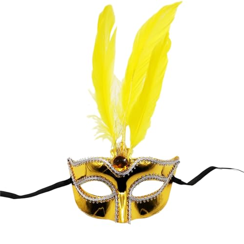 Qsvbeeqj Maskerade Halloween Weihnachten mit für Paare, Frauen, Männer, Gras-Maske von Qsvbeeqj