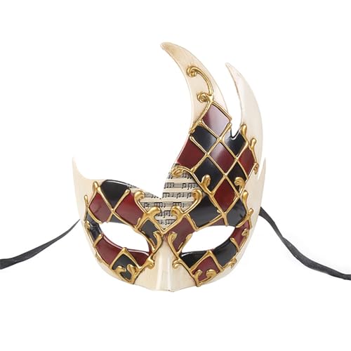 Qsvbeeqj Maskerade für Damen, Karneval, Halloween, Cosplay, Augenmaske, Maskerade, halbes Maskerade-Kostüm von Qsvbeeqj