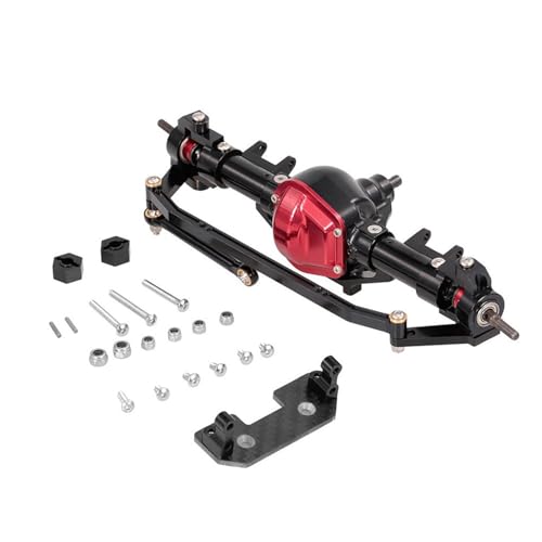 Qsvbeeqj Metall Crawler Ersatzteil Vorder/Hinterachse Lenkwelle Für W/ 3D Schneiden Für 1:10 Crawler SCX10 D90 von Qsvbeeqj