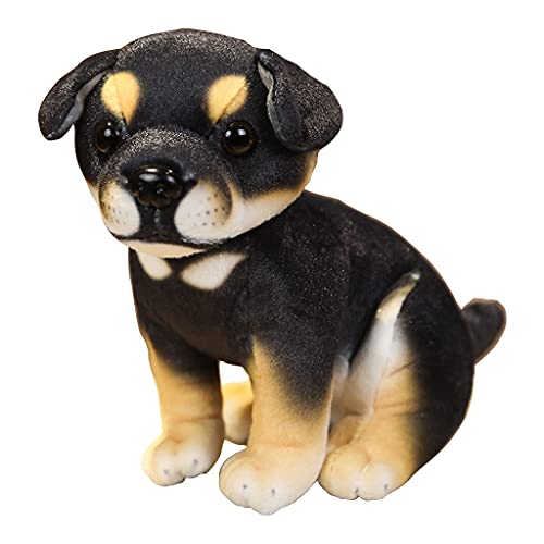 Qsvbeeqj Nette Simulation Hund Plüsch Hund Puppen Gefüllte Weiche Schlafenszeit Freund Geschenk Komfort Rassel Für Für Babys Kinder Junge von Qsvbeeqj