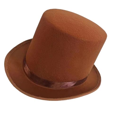 Qsvbeeqj Novelties Felts Top Hat Maghi Hüte Halloween Cosplay Kostüm Zubehör Kostüm Party für Frauen Männer Zauberer Qsvbeeqj Novelties Felts Top Hat Maghi Hüte Halloween Cosplay Kostüm Zubehör Kostüm Party für Frauen Männer Zauberer von Qsvbeeqj