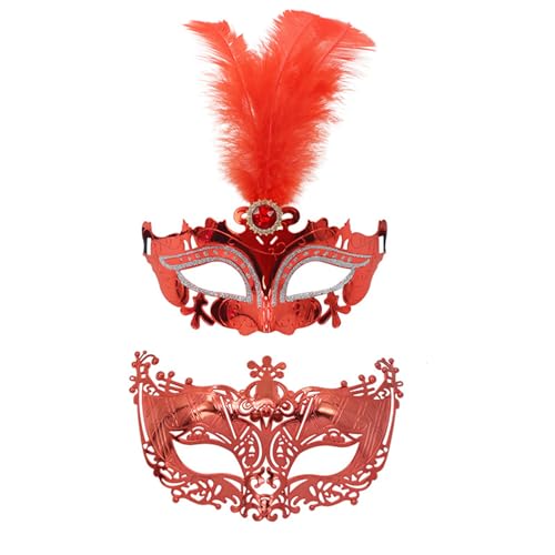 Qsvbeeqj Paar Venezianer Maskerade Ball Karneval Abschlussball Theater Cosplay Party Unisex Paar Maskerade Set Venezianer Party Kostüm Qsvbeeqj Paar Venezianer Maskerade Ball Karneval Abschlussball Theater Cosplay Party Unisex Paar Maskerade Set Venezianer Party Kostüm von Qsvbeeqj