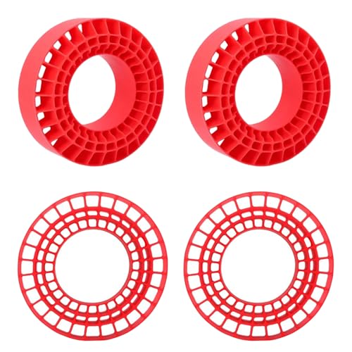 Qsvbeeqj Packung Mit 4 Silikonkautschuk Dämpfungen Für 108 Mm Für 1 9 Zoll Ferngesteuerte Reifeneinsätze Für Verbesserten Grip von Qsvbeeqj