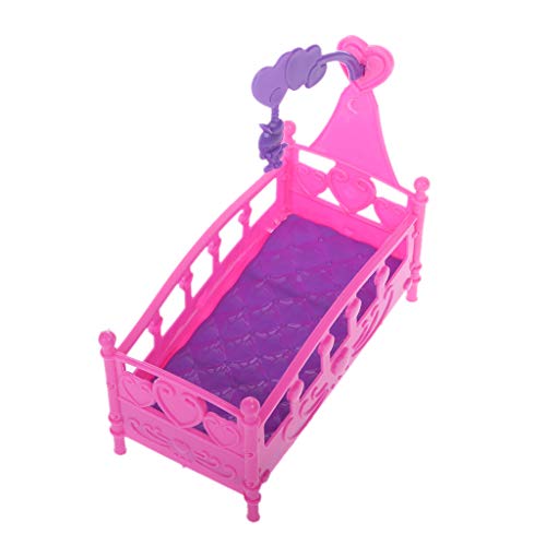 Qsvbeeqj Pretend Zum Spielen Spielzeug Puppenhaus Schaukeln Wiege Bett Zubehör Puppenhaus Miniatur Tragbare Tisch Spiel Für Kreative Baby von Qsvbeeqj