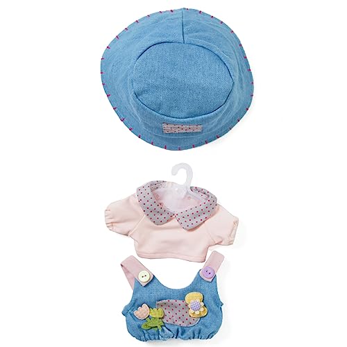 Qsvbeeqj Puppenzubehör Für 20 cm Lebensechte Baumwoll Tuch Puppen Wiedergeborene Puppen Kleidung Top Kleidung Plüschtier Dressup Anzug von Qsvbeeqj