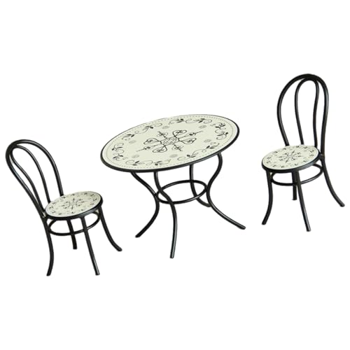 Qsvbeeqj Realistischer Esstisch Und Stuhl Set Für Gartenszene Tun Als Würde Man Mädchen Vintage Metal Dollhouses Tisch Und Stühle Qsvbeeqj Realistischer Esstisch Und Stuhl Set Für Gartenszene Tun Als Würde Man Mädchen Vintage Metal Dollhouses Tisch Und Stühle von Qsvbeeqj