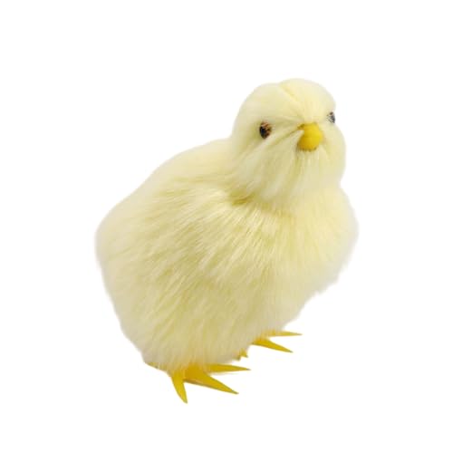 Qsvbeeqj Realistisches Plüschtier Kuscheltiere Spielzeugmodell Figur Huhn Spielzeug Interaktionspuppe Für Partydekorationen Kinder Ostergeschenk von Qsvbeeqj